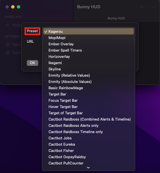 BunnyHUD Presets
